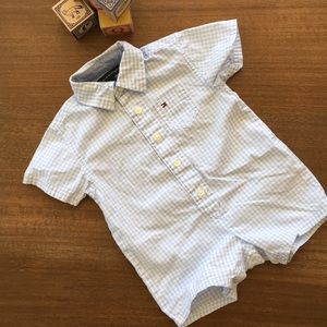 Baby button-up romper, Tommy Hilfiger